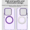 Phonesta HardFrost Back Cover hoesje met MagSafe voor Xiaomi 15 - Mat Paars 6