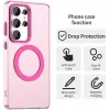 Phonesta HardFrost Back Cover hoesje met MagSafe voor Samsung Galaxy S25 Ultra - Mat Roze 2