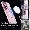 Phonesta HardFrost Back Cover hoesje met MagSafe voor Samsung Galaxy S25 Ultra - Mat Roze 4