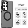 Phonesta HardFrost Back Cover hoesje met MagSafe voor Samsung Galaxy S25 Ultra - Mat Zwart 2