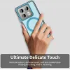 Phonesta HardFrost Back Cover hoesje met MagSafe voor Xiaomi 14T Pro - Mat Blauw 5