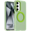Phonesta HardFrost Back Cover hoesje met MagSafe voor Samsung Galaxy S25/S24 - Mat Groen