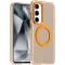 Phonesta HardFrost Back Cover hoesje met MagSafe voor Samsung Galaxy S25/S24 - Mat Oranje