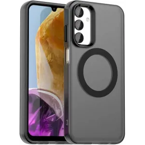 Phonesta HardFrost Back Cover hoesje met MagSafe voor Samsung Galaxy M55 - Mat Zwart