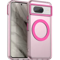 Phonesta HardFrost Back Cover hoesje met MagSafe voor Google Pixel 8 - Mat Roze