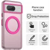 Phonesta HardFrost Back Cover hoesje met MagSafe voor Google Pixel 8 - Mat Roze 4
