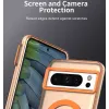 Phonesta HardFrost Back Cover hoesje met MagSafe voor Google Pixel 8 Pro - Mat Oranje 7