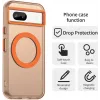 Phonesta HardFrost Back Cover hoesje met MagSafe voor Google Pixel 8a - Mat Oranje 4