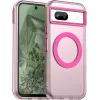 Phonesta HardFrost Back Cover hoesje met MagSafe voor Google Pixel 8a - Mat Roze