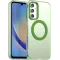 Phonesta HardFrost Back Cover hoesje met MagSafe voor Samsung Galaxy A15 4G/5G - Mat Groen