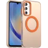 Phonesta HardFrost Back Cover hoesje met MagSafe voor Samsung Galaxy A15 4G/5G - Mat Oranje