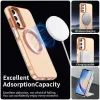 Phonesta HardFrost Back Cover hoesje met MagSafe voor Samsung Galaxy A15 4G/5G - Mat Oranje 3