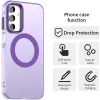 Phonesta HardFrost Back Cover hoesje met MagSafe voor Samsung Galaxy A15 4G/5G - Mat Paars 4