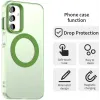 Phonesta HardFrost Back Cover hoesje met MagSafe voor Samsung Galaxy A35 - Mat Groen 4
