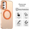 Phonesta HardFrost Back Cover hoesje met MagSafe voor Samsung Galaxy A35 - Mat Oranje 4