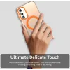 Phonesta HardFrost Back Cover hoesje met MagSafe voor Samsung Galaxy A35 - Mat Oranje 5