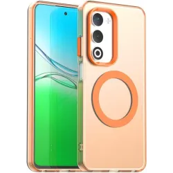 Phonesta HardFrost Back Cover hoesje met MagSafe voor Oppo A5/A5m - Mat Oranje