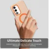 Phonesta HardFrost Back Cover hoesje met MagSafe voor Oppo A5/A5m - Mat Oranje 3