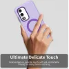Phonesta HardFrost Back Cover hoesje met MagSafe voor Oppo A5/A5m - Mat Paars 3
