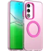 Phonesta HardFrost Back Cover hoesje met MagSafe voor Oppo A5/A5m - Mat Roze 0