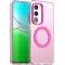 Phonesta HardFrost Back Cover hoesje met MagSafe voor Oppo A5/A5m - Mat Roze