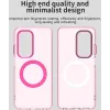 Phonesta HardFrost Back Cover hoesje met MagSafe voor Oppo A5/A5m - Mat Roze 2
