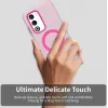 Phonesta HardFrost Back Cover hoesje met MagSafe voor Oppo A5/A5m - Mat Roze 3