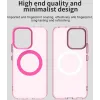 Phonesta HardFrost Back Cover hoesje met MagSafe voor Oppo Reno14 - Mat Roze 3
