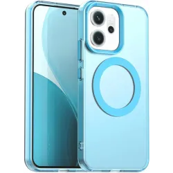 Phonesta HardFrost Back Cover hoesje met MagSafe voor Oppo Reno14 F/FS - Mat Blauw