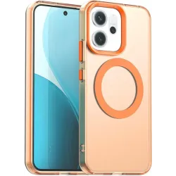 Phonesta HardFrost Back Cover hoesje met MagSafe voor Oppo Reno14 F/FS - Mat Oranje
