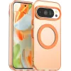 Phonesta HardFrost Back Cover hoesje met MagSafe voor Google Pixel 10 Pro XL - Mat Oranje 0