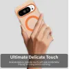 Phonesta HardFrost Back Cover hoesje met MagSafe voor Google Pixel 10 Pro XL - Mat Oranje 4