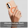 Phonesta HardFrost Back Cover hoesje met MagSafe voor Samsung Galaxy S25 FE - Mat Oranje 4
