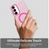 Phonesta HardFrost Back Cover hoesje met MagSafe voor Samsung Galaxy S25 FE - Mat Roze 4