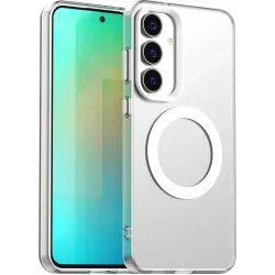 Phonesta HardFrost Back Cover hoesje met MagSafe voor Samsung Galaxy S25 FE - Mat Wit