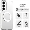 Phonesta HardFrost Back Cover hoesje met MagSafe voor Samsung Galaxy S25 FE - Mat Wit 5