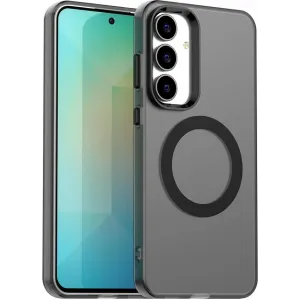 Phonesta HardFrost Back Cover hoesje met MagSafe voor Samsung Galaxy S25 FE - Mat Zwart