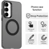 Phonesta HardFrost Back Cover hoesje met MagSafe voor Samsung Galaxy S25 FE - Mat Zwart 5