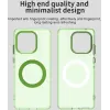 Phonesta HardFrost Back Cover hoesje met MagSafe voor Motorola Edge 60 / Edge 60 Fusion - Mat Groen 3