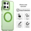 Phonesta HardFrost Back Cover hoesje met MagSafe voor Motorola Moto G56 - Mat Groen 5