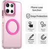 Phonesta HardFrost Back Cover hoesje met MagSafe voor Motorola Moto G56 - Mat Roze 5