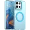 Phonesta HardFrost Back Cover hoesje met MagSafe voor Motorola Moto G86 - Mat Blauw