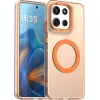 Phonesta HardFrost Back Cover hoesje met MagSafe voor Motorola Moto G86 - Mat Oranje