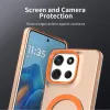 Phonesta HardFrost Back Cover hoesje met MagSafe voor Motorola Moto G86 - Mat Oranje 6