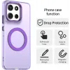 Phonesta HardFrost Back Cover hoesje met MagSafe voor Motorola Moto G86 - Mat Paars 5