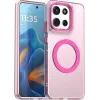 Phonesta HardFrost Back Cover hoesje met MagSafe voor Motorola Moto G86 - Mat Roze