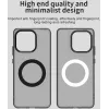 Phonesta HardFrost Back Cover hoesje met MagSafe voor Motorola Moto G86 - Mat Zwart 3