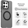 Phonesta HardFrost Back Cover hoesje met MagSafe voor Motorola Moto G86 - Mat Zwart 5
