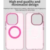 Phonesta HardFrost Back Cover hoesje met MagSafe voor Xiaomi 15T - Mat Roze 3