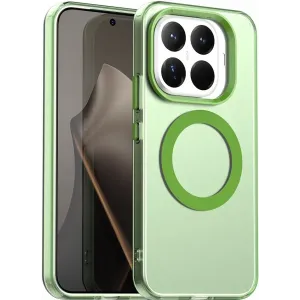 Phonesta HardFrost Back Cover hoesje met MagSafe voor Xiaomi 15T Pro - Mat Groen